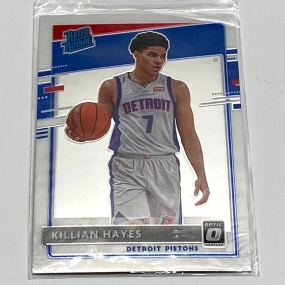 2020-21 Panini Donruss Optic Killian Hayes Rated Rookie Card 157 Silver Prizm RC - Picture 1 of 14